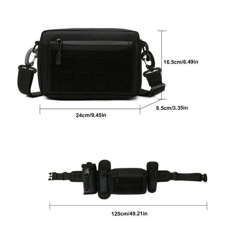 Fishing Tackle Lures Bag Shoulder Bag Waist Pack Large Capacity Multifunctional