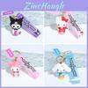 Cartoon Style Silicone Keychain Pendant For Students And Couples Cute Souvenir Gift For Bags And Cars