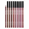 Set di 10 Matite Labbra MARS Edge of Desire | Applicazione Liscia con una Sola Passata | Matita Labbra Lunga Tenuta e Pratica da Viaggio | Multicolore (Set-B) (1,4g x 10)