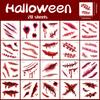 20PCS Halloween Scar Stickers for Face, Realistic Wound Effect Makeup Kit for Party Costume