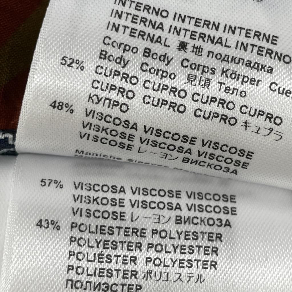 ETRO 2021 1187Q Blue Jacquard Print Lining 2B Tailored Jacket Jacket 60 blueUsed