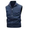 8XL Men's Outdoor Workwear Casual Double-sided Coat, Fleece Stand Up Collar Coat