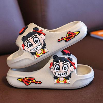 Nezha Kinder Sommer Cartoon Badeschuhe - Rutschfest, Superweich für Jungen und Mädchen