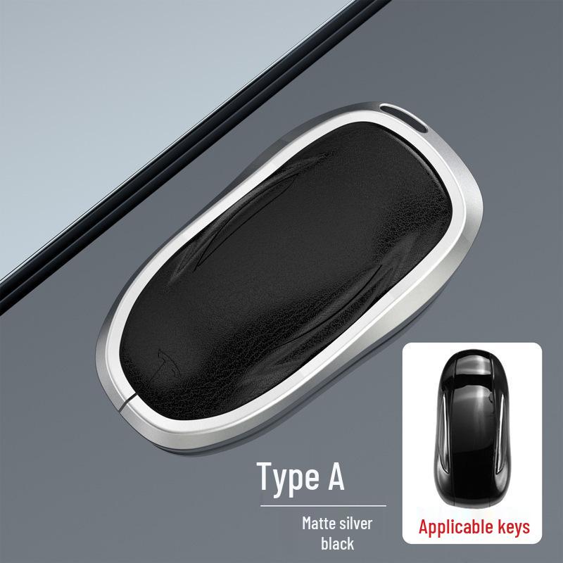 Tesla Key Card Case for Model 3/Y/X/S - Premium Protective Shell with Metal Buckle for Men & Women