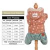 Corduroy Warm Fleece Teddy Pet Overalls Winter Dog Clothes  Dog Jumpsuit  Pet Cat Clothing