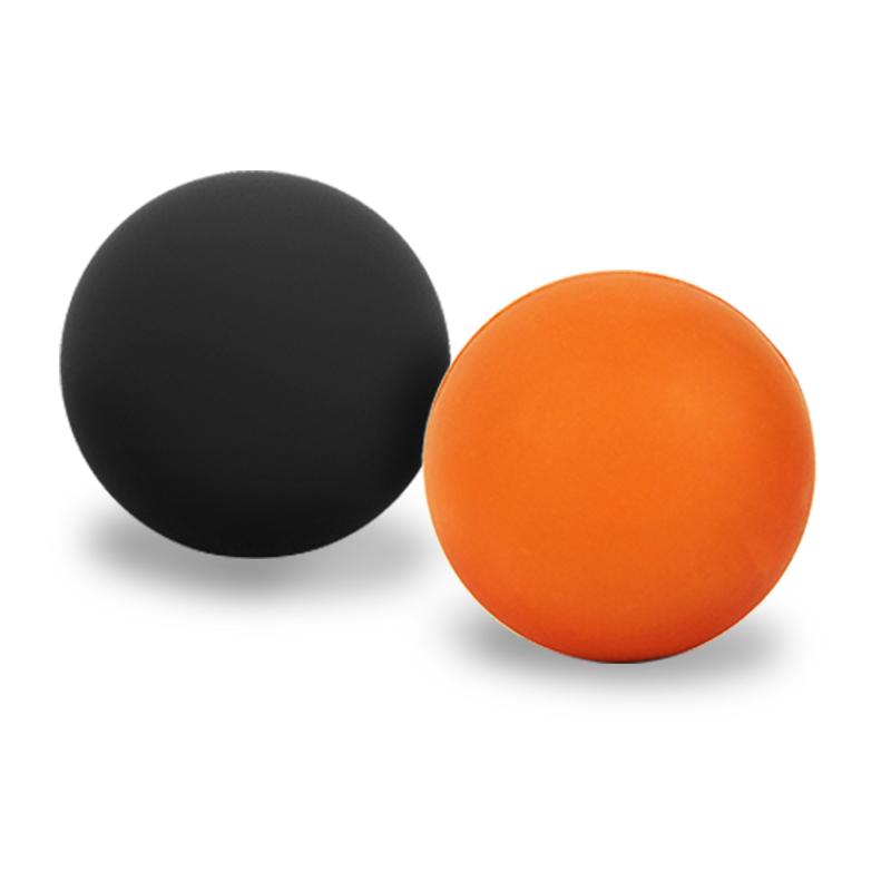 Double Lacrosse Ball Massage Set Solid Silica Gel for Trigger Point Therapy Myofascial Release Yoga Back Pain Relief