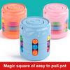 Can Cube Fidget Toys Magic Colorful Beans Finger Spinning Relieves Stress Decompression Tool For Children And Adults