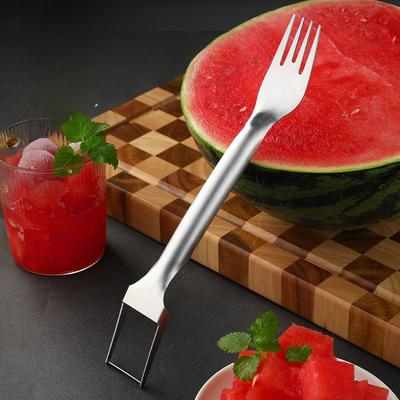 Watermelon Artifact Stainless Steel Fruit Divider Pulp Fruit Fork Watermelon Dicing Tool