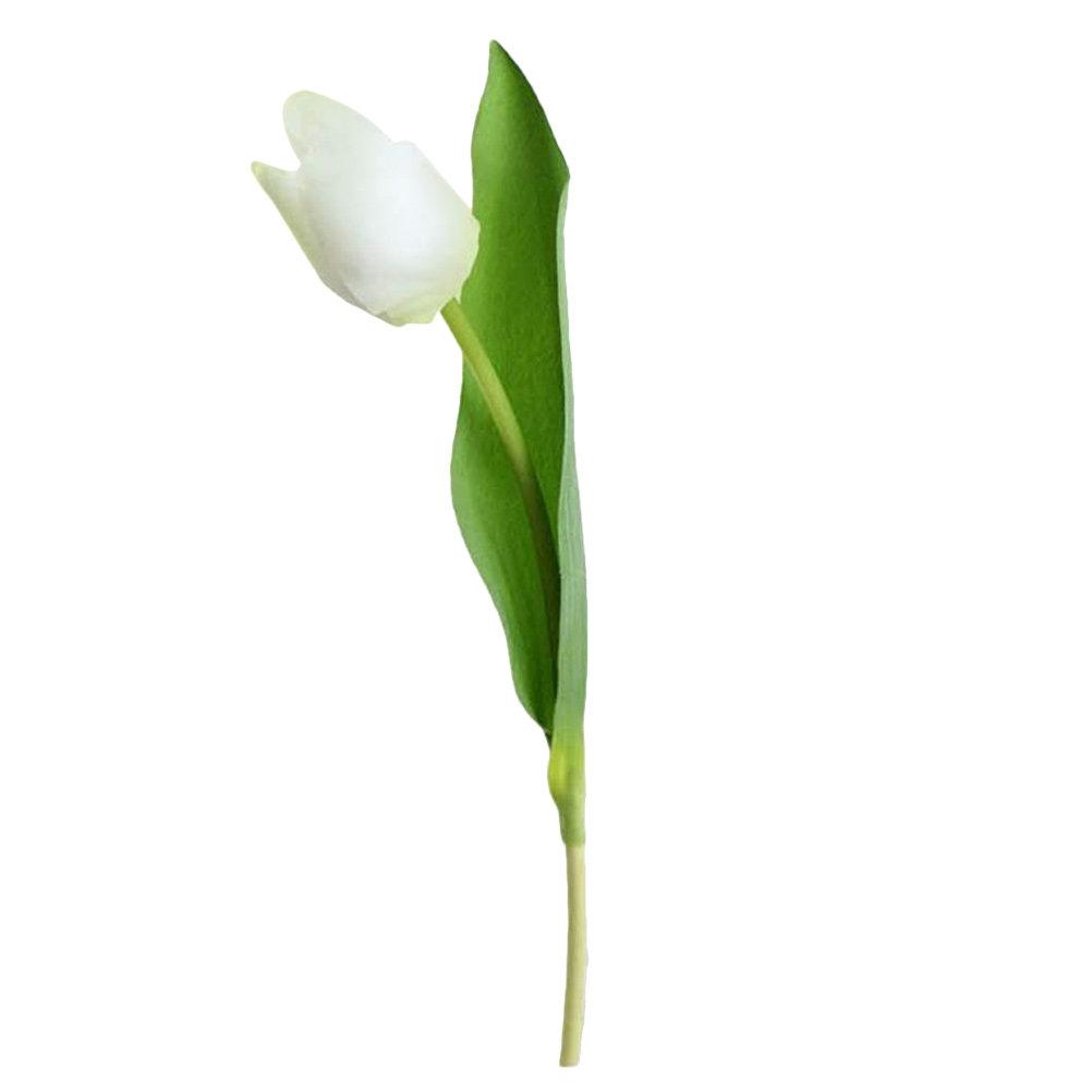 

Artificial Tulips Real Touch Faux Tulip Flowers Orange for Wedding Home Party Balcony Yard Outdoor Indoor Decor Vibrant жёлтый