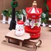 Wooden Christmas Gnomes Set with Detachable Miniature Scene Models Safe Child Friendly Holiday Decorations 1Box