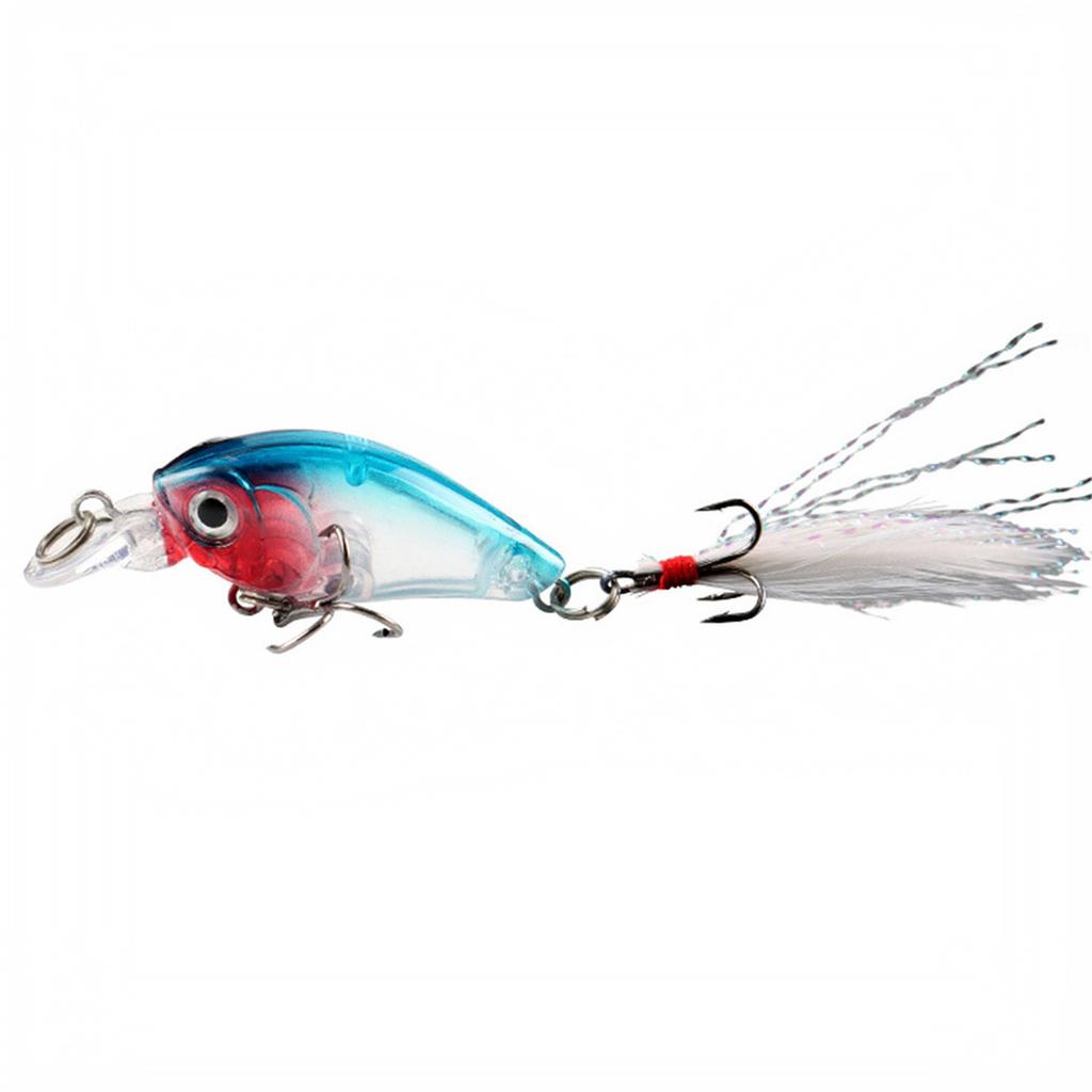 Crankbait Fishing Floating with Rattle, Small Hard for Fishing