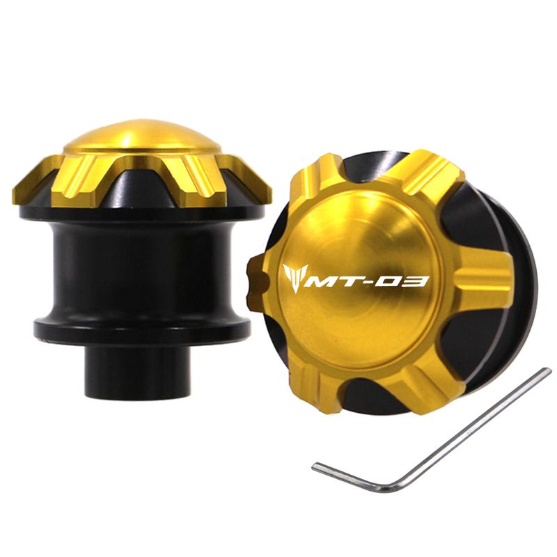 Bobine de braț oscilant din aluminiu CNC pentru motociclete, șuruburi, glisor pentru Yamaha MT-03 MT03 MT-25 MT 25 YZF R3 YZF R25 YZF-R3