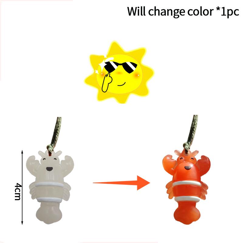 Color Changing Roast Duck Chicken  Fish Squid Pork Funny Bag Hanging Pendant Car Swing Duck Car Rearview Mirror Pendant Gift