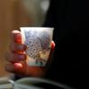 Longxun Kiln Master Huang Xudong Ice Crystal Jade Porcelain Fragrance Retaining Tea Cup