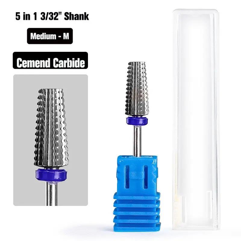 Universal Tungsten Steel 5-in-1 Nail Remover Polisher Bit