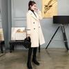Plush Coat for Women Mid Length Autumn and Winter New Korean Version Thick Woolen Coat