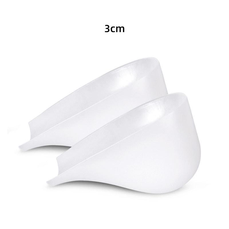 Silicone Invisible Height-Boosting Shock-Absorbing Heel Pads for Socks