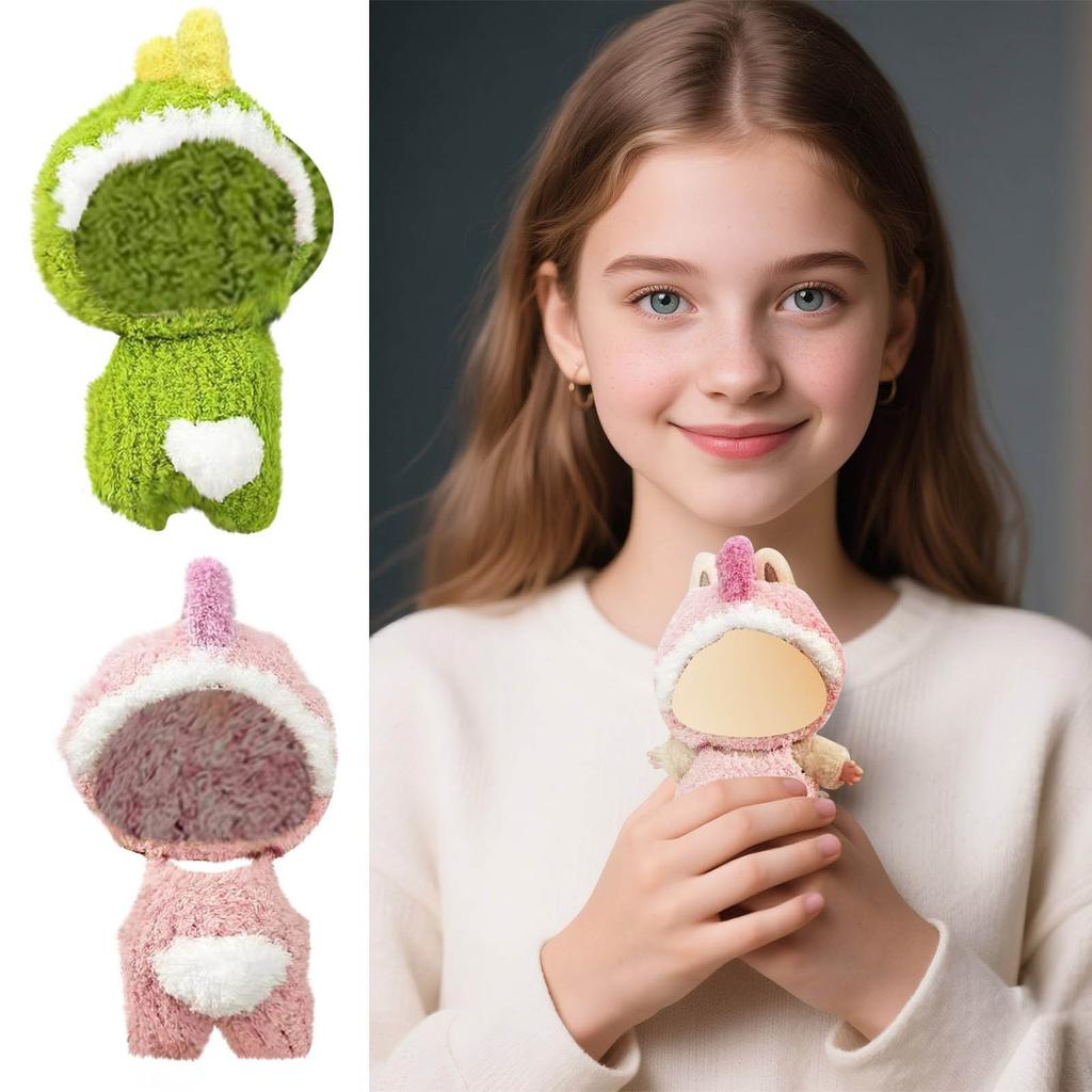 Cloth Pendant Clothes Cloud Velvet Green Dinosaur Set Does Not Include Dolls