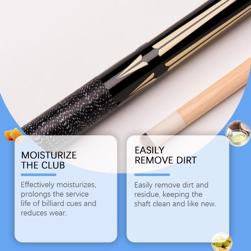 Billiard Cue Care Oil for Cleaning and Maintenance, Professional Billiard Stick Conditioner Oil Pool Cue Protective Oil