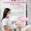 Adjustable Eyelash Tray Holder Plastic Clip-On Lash Extension Tools Essential Organizer Beauty Accessories Lashes Extensions