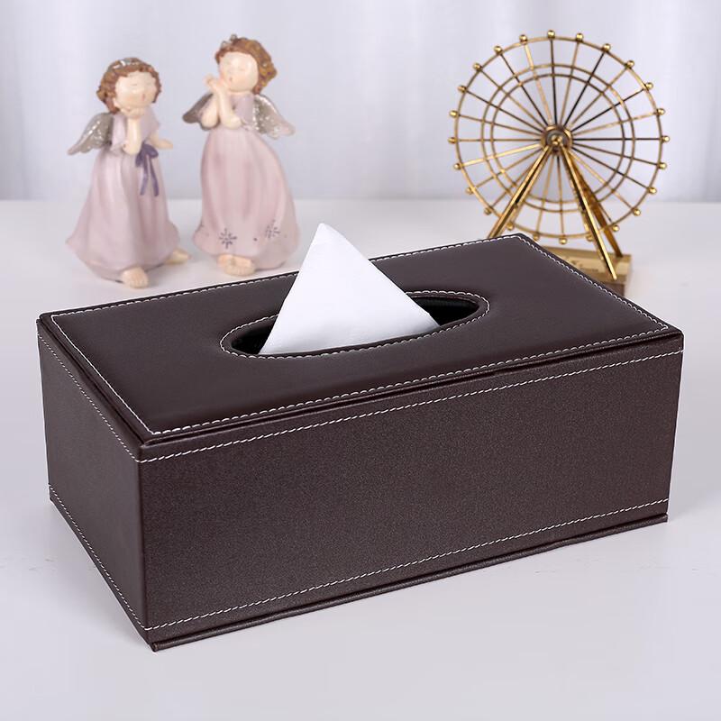 Luxury Leather Multi-function Tissue Box