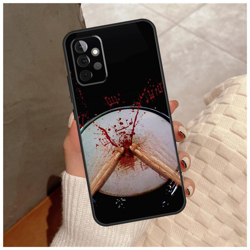 Musical Instrument Drum For Samsung Galaxy A15 A35 A55 A32 A12 A22 A52 A06 A54 A34 A14 A56 A36 A26 A16 A13 A53 Case