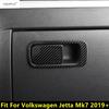 Car Copilot Glove Box Switch Handle Sequ Decoration Cover Trim Accessories Interior Fit For Volkswagen Jetta Mk7  -