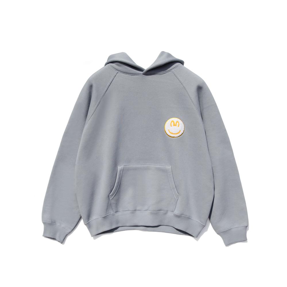 Хайпы Хуайс Смайл Теплый Худи Light Blue S