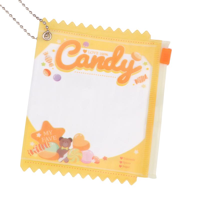 Cartoon Transparent Pvc Dustproof Storage Bags Doll Display Bag With Keyring Mini Mystery Box Dolls Organizer Pouches