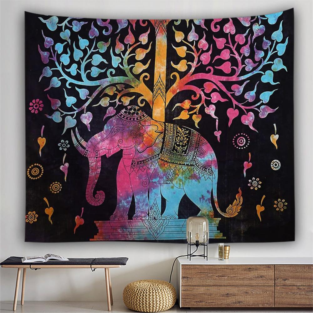 Tapet de fundal pentru dormitor din pânză agățată boemă Tapiserie personalizată Pictură pentru decorarea camerei de zi