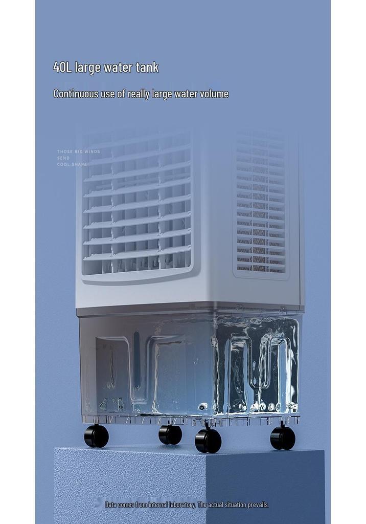 Compact Air Conditioner Fan - Water-Cooled Household & Industrial Cooling Solution