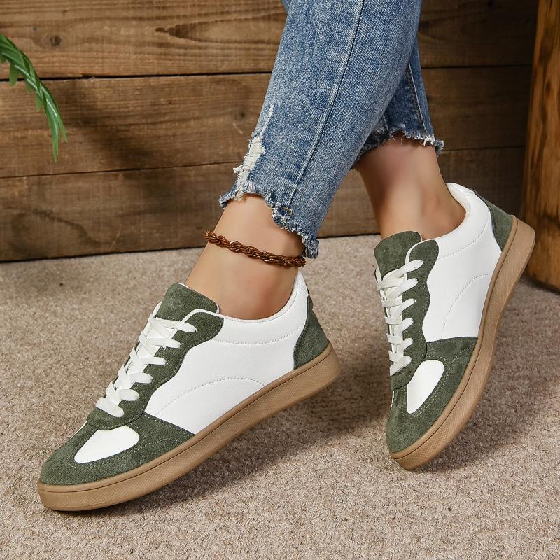 Fashion AJGS Ladies White Shoes Casual Loafers 2024 New High Quality Sports Shoes Luxury Brand Flat Autumn Ladies Trend Sneakers