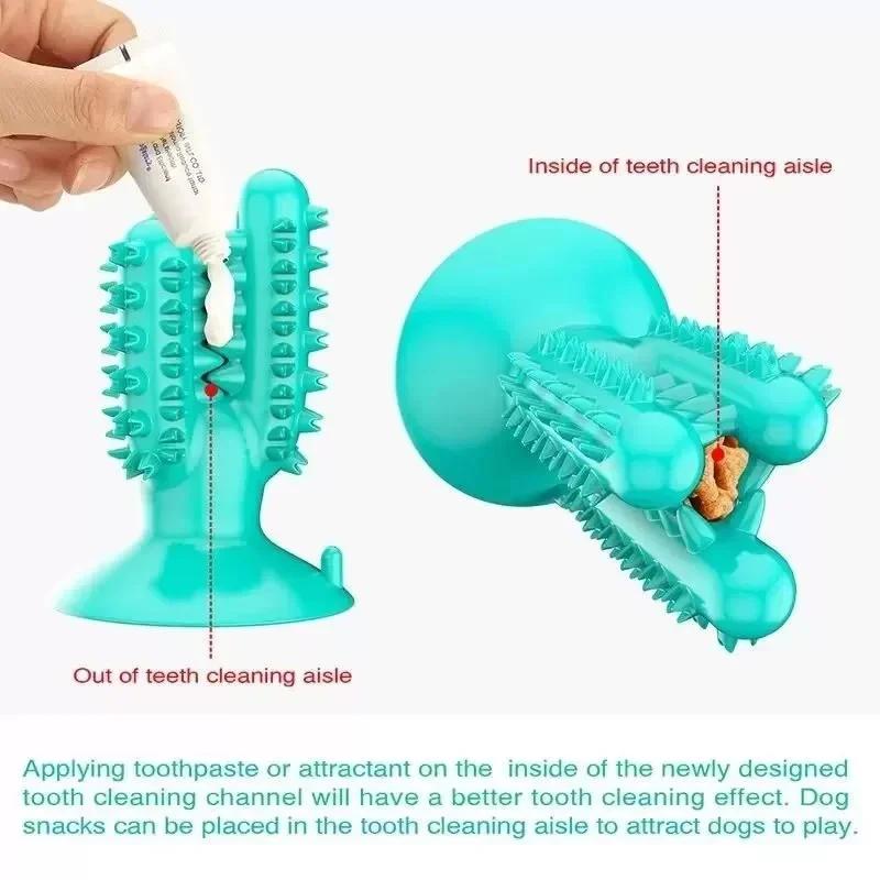 Pet Dog Toothbrush Chew Toy for French Bulldog Teeth Cleaning Puppy Teeth Grinding Stick Bone Toy