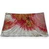 Large Glass Dessert Red and by Sairan J-Kitchens Plate, Rectangular, 23cm, Gold,
