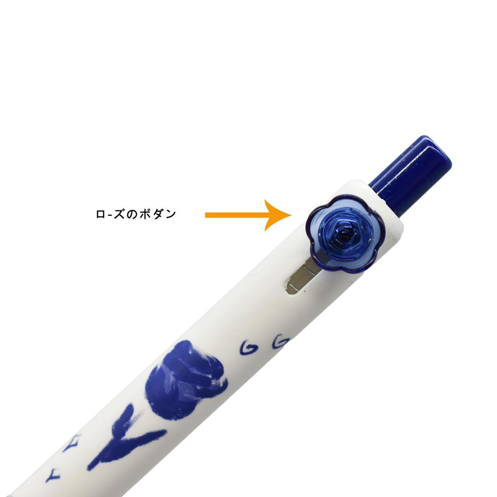 Lopenle 12 Rose and Tulip Ballpoint Neutral Retractable Ballpoint Pens with Black Easy To Perfect As a Gift for Kids or As a Toy or School Celebration