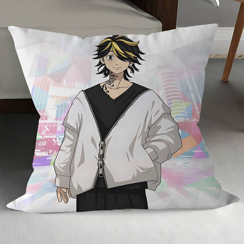 Anime Hanemiya Kazutora Pillowcase Toon Gift Cushion Cover Bedroom Home Sofa Chair Seat Decor Pillow Case