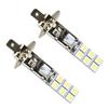 H1 Fog Lights H1 H1-12SMD-5050 Headlight Kit LED Super White 12V-24V