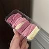 10Pcs High Elasticity Mixed Hair Tape Head Rope Mixed Ponytail Headwear for Children Girl Pink Hair Hoop Hair Rope Seamless