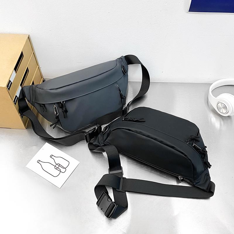 Herren Sport Brusttasche Große Kapazität Schulter Umhängetasche Hüfttasche Handytasche