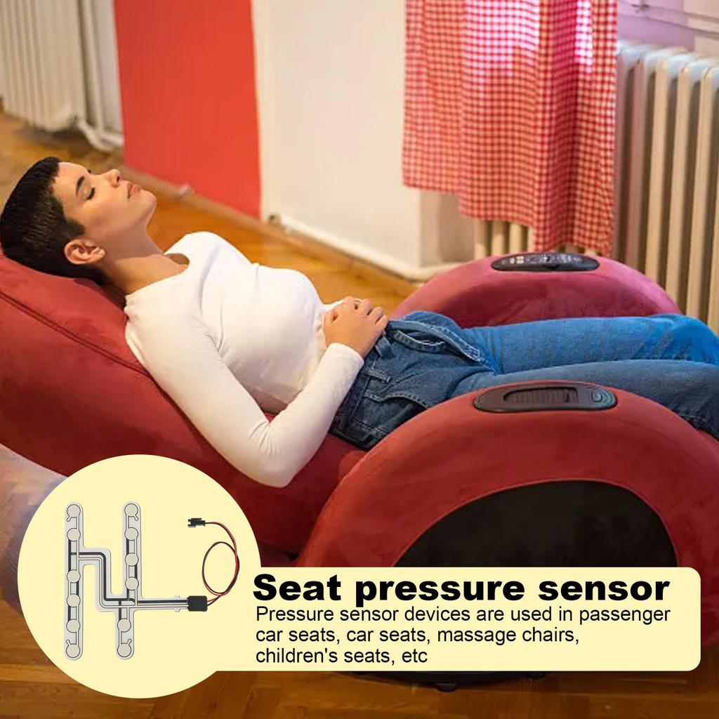 Car Seating Pressure Sensor Automobile Car Safety Belt Pressure Sensor Reminder Light and Sound Warning Driving Accessories