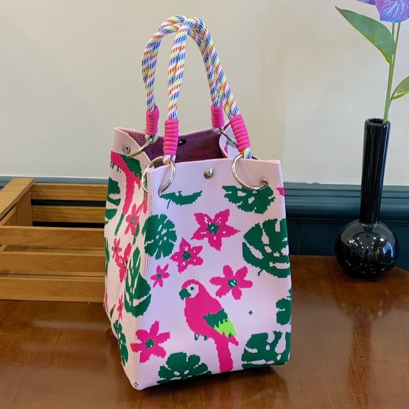 

Japan and South Korea New Arrival Ins Style Large Capacity Knitting Handbags Everyday Joker Portable Leisure Hand Bag Shoulder Bag Magpie