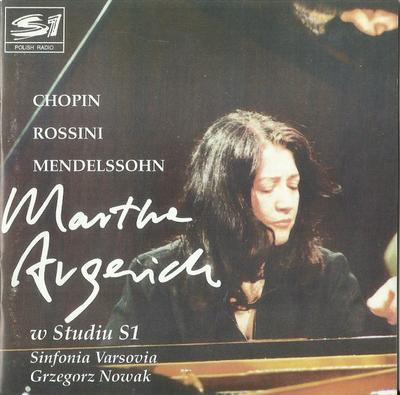 CD MARTHA ARGERICH W Studiu S1 CDS1002K S1 Polnischer Rundfunk 1992 Polen Klassik Gebraucht