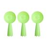 3 Pcs/Set Rice Spoons Heat Resistant Comfortable Grip Stand Up Non-stick Cartoon Serve Rice Particle Design Smiling Face Kitchen Rice Shove for Home