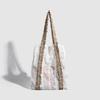 2025 Early Spring Niche Design Flower Webbing Texture Summer Canvas Large Capacity Shoulder Bag Portable Bag
