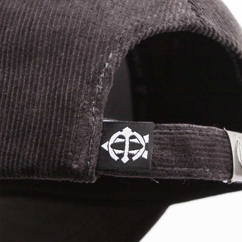 EIGHTVOLUME Ev Plain Corduroy Cap (Gray)