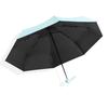 50% Off Black Capsule Pocket Umbrella - Six-Bone Folding for Sun and Rain