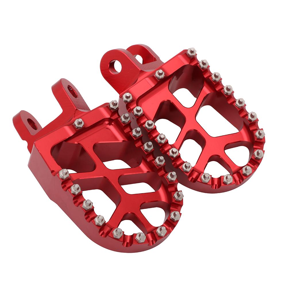 Motocross Footrest Footpegs Foot Pedal Aluminum Parts For Honda CR 80 85 CRF1000L 2016 2017 XR250 400 650 KLX 250 250R KLR650
