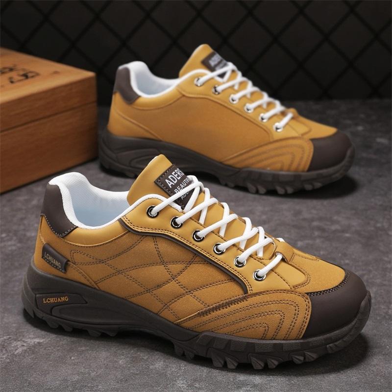 New Fashion Man Hiking Footwear Camping Shoes Travel Climbing Arrival Men Outdoor Sneakers Genuine Leather Casual Shoes