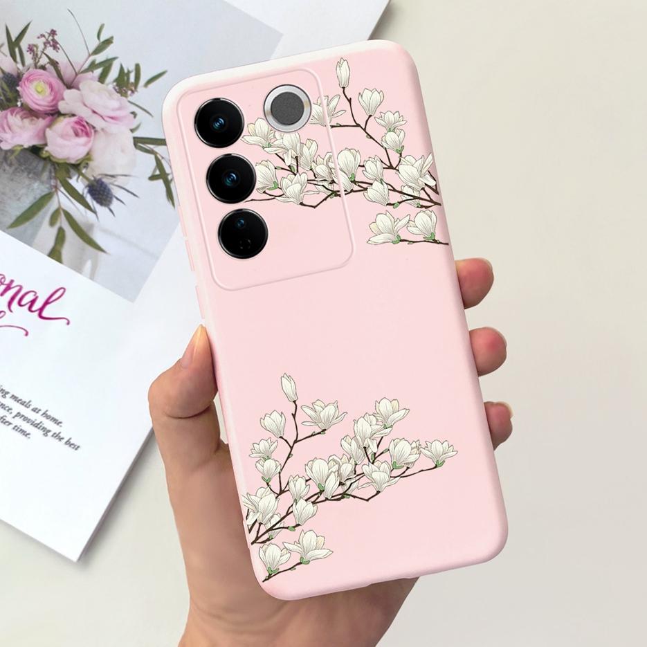 For Vivo V27 Case Vivo V27e V2237 Cute Fashion Painted Cover Soft Silicone Phone Case For Vivo V27 Pro V 27 V27e Back Cover Bags