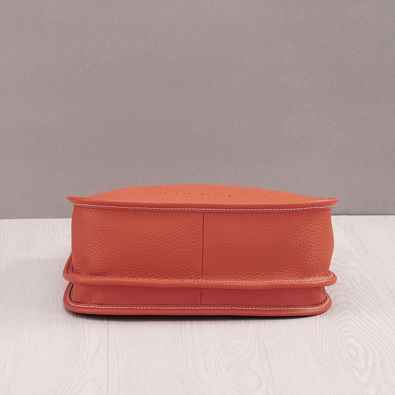 2024 m. moteriškas „Hlow Punch“ natūralios odos krepšys ant pečių